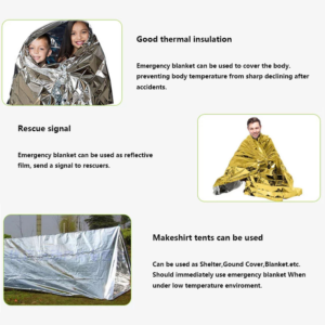 Clear Oripower Emergency Survival Thermal Insulation Blanket