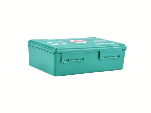User-friendly green DIN 13164 First Aid Kit Box