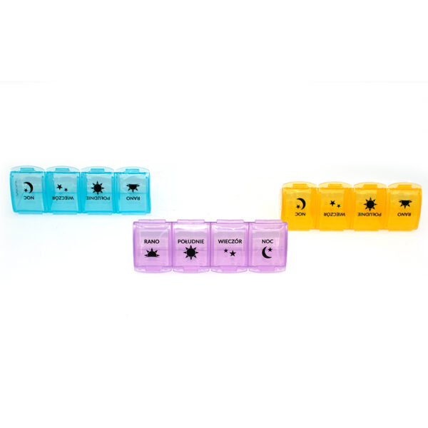 Elongated Portable Medication Reminder Box - Imagen 3