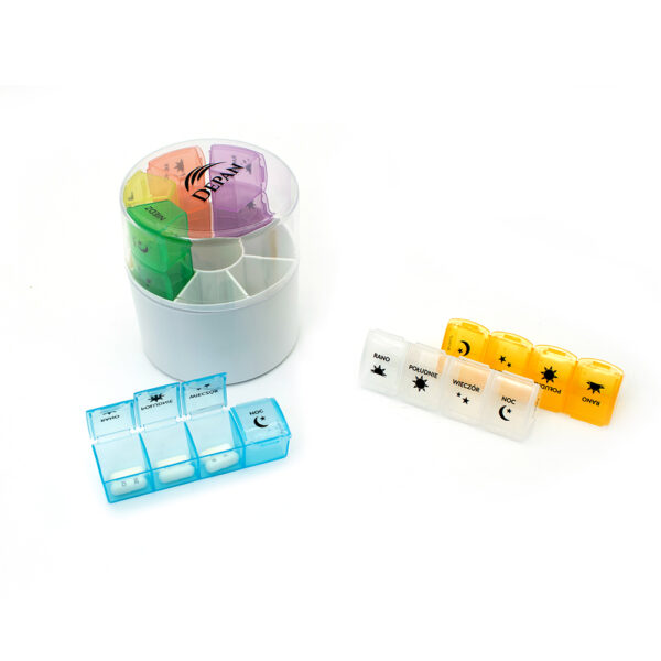 Elongated Portable Medication Reminder Box - Imagen 2
