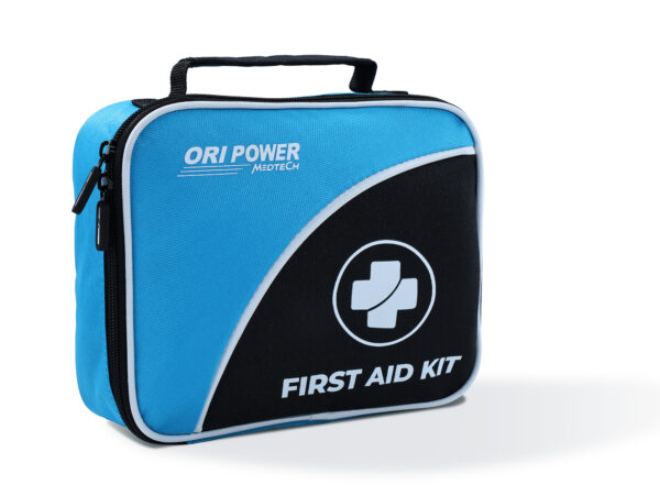 Detail of Side Surface of Handle-Nylon-Blue-First-Aid-Bag