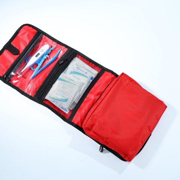 Bolsa de primeros auxilios portátil de nylon para exteriores - Imagen 3